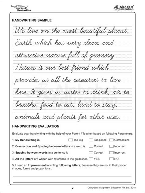 Handwriting Practice Books Improve Your Handwriting Skills Worksheets Library