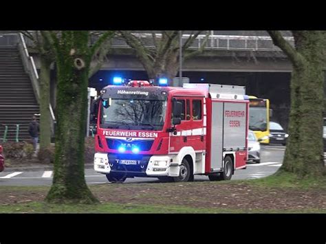 HLF 20 DLK 23 12 Gerätewagen Höhenrettung Berufsfeuerwehr Essen FW