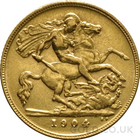 Buy A 1904 Edward VII Half Sovereign From Gold Co Uk From 322 70