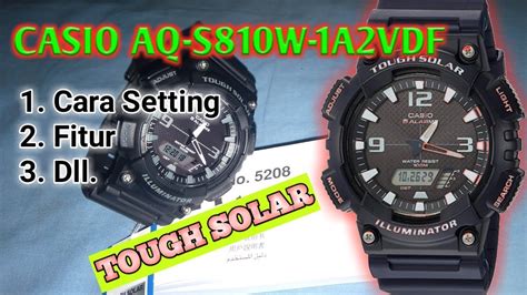 Casio Tough Solar Aq S810w 1a2vdf Youtube