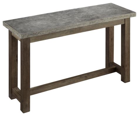 Peralta Concrete Console Table - Industrial - Console Tables - by Home ...