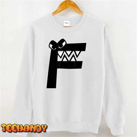 Villain Alphabet Lore F Costume Boys Matching Evil Letter T-Shirt