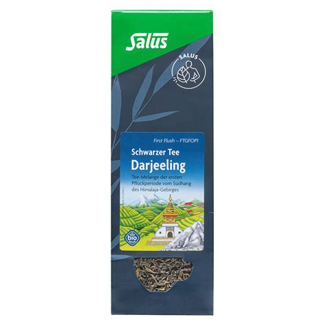 DARJEELING Schwarzer Tee First Flush FTGFOP1 Salus 75 Gramm Medpex