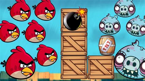 Boom Bad Piggies Bloody Battle Angry Birds Vs Bad Pigs Youtube