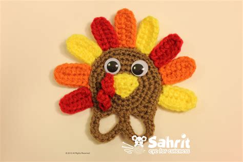 Turkey Applique Finger Puppet Sahrit In Wonderland