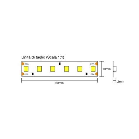 Striscia LED 5 Mt SMD 2835 120 LED Mt IP20 9 000 VARI COLORI