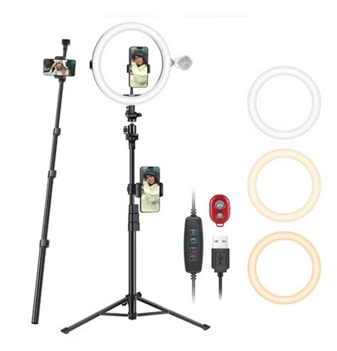 Aro De Luz Neewer Pulgadas Selfie Tripode Monopod Stand Mercadolibre