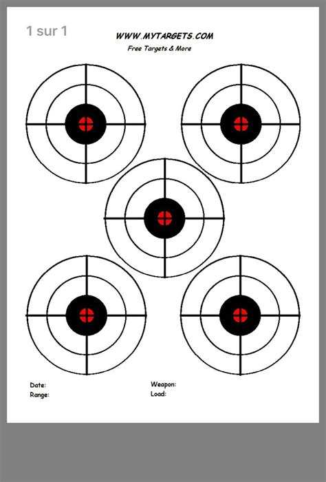 Printable Airgun Targets