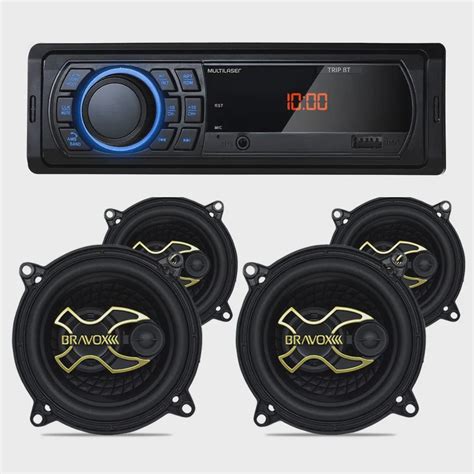 Mp Player Multilaser Trip Bt Fm Usb Alto Falantes Bravox Polegadas