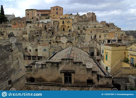 Matera Italia Capital Europea De La Cultura Imagen De Archivo