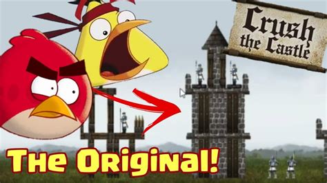 This Was The Original Angry Birds Crush The Castle Youtube