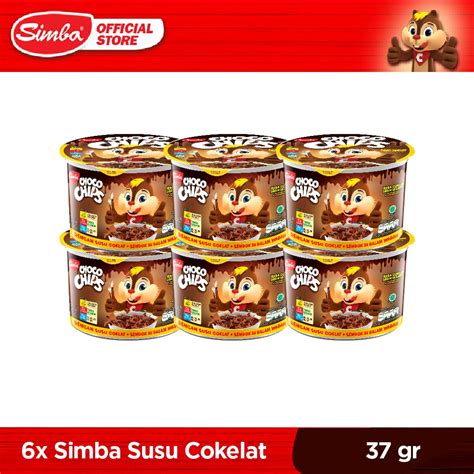 Choco Chip Cereal Simba Cup Susu Cokelat Gr Super Hemat Shopee