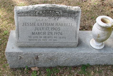 Jessie Latham Harrell 1905 1976 Find A Grave Memorial