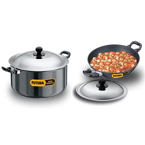 Buy Hawkins Futura Hard Anodised Cook N Serve Stewpot With Hard