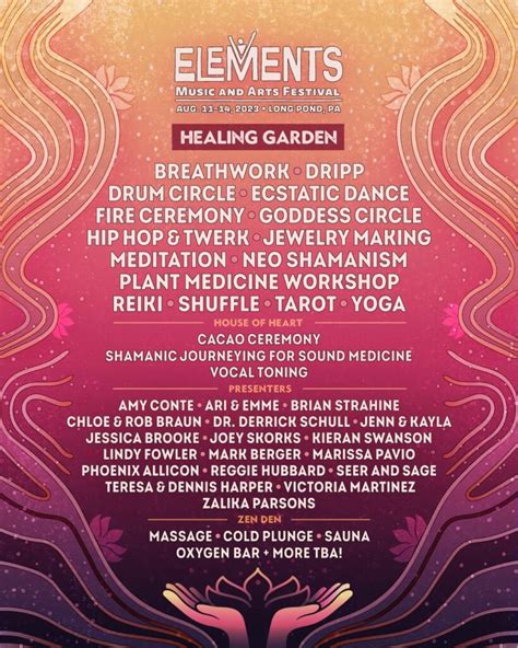 Elements Festival 2023 Set Times Map And Essential Info Edm Identity