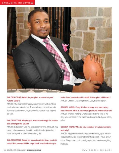 Nfl Starphilanthropist Amobi Okoye Reveals His Inspiration And Plans