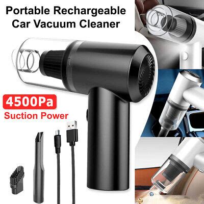 Car Vacuum Cleaner Cordless Mini Handheld Rechargeable Portable For