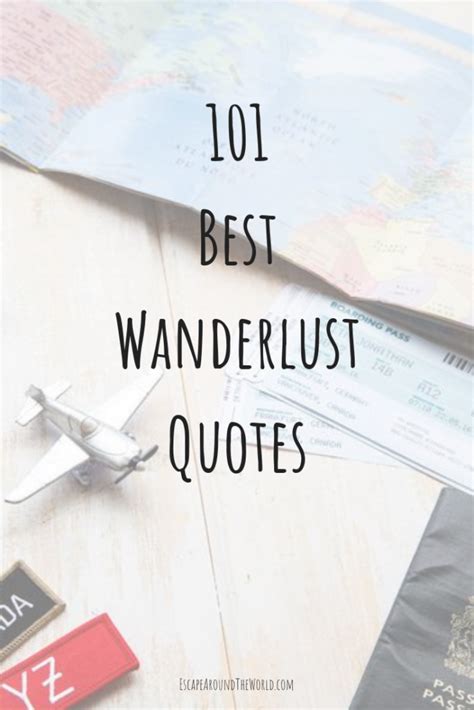 Travel Quotes To Inspire Your Wanderlust Escape Around The World