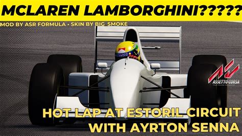 Assetto Corsa McLaren Lamborghini MP4 8B Estoril With Ayrton Senna