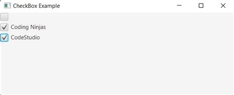 Javafx Checkbox Coding Ninjas