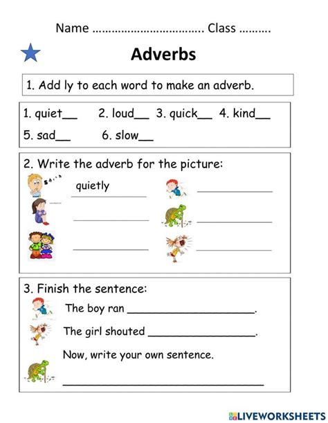 Adverbs Ly Easy Worksheet Nd Grade Math Worksheets Nd Grade