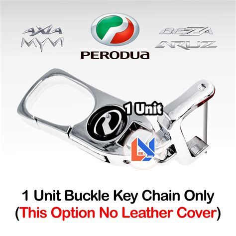 PERODUA MYVI FACELIFT ATIVA Genuine Leather Key Cover Facelift Key