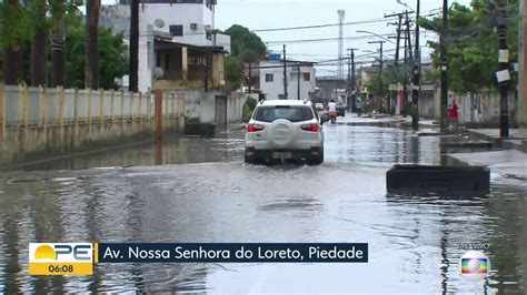 Moradores De Piedade Reclamam Das Ruas Alagadas Bom Dia Pe G