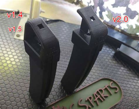 Download Stl File Asg Scorpion Evo Mag Plate V14 Airsoft • 3d