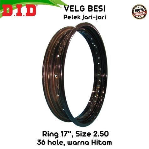 Jual Velg Besi Hitam Did Steel Black Ring X Pelek Original