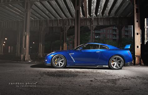 Electric Blue Nissan GT-R Transformed to be a Stylish Godzilla | Nissan ...