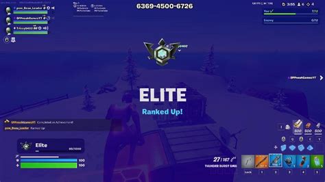 Elite Rank Up YouTube