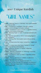 100+ Unique Kurdish Girl Names to Embrace Tradition