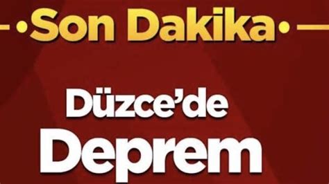 D Zcede Korkutan Deprem D Zce Parantez Gazetesi