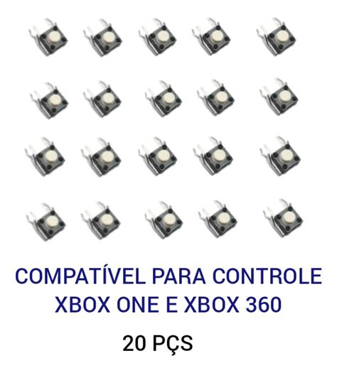 Kit 20 Botões Interruptores Rb Lb Controle Xbox One 360 Mercado Livre