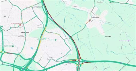 Live M61 Traffic Updates As Motorway Closed Following Crash Near M6 And