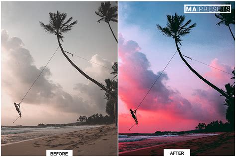 Sunset Mobile Desktop Lightroom Presets Filtergrade