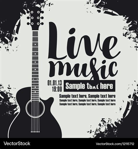 Concert Live Music Royalty Free Vector Image Vectorstock