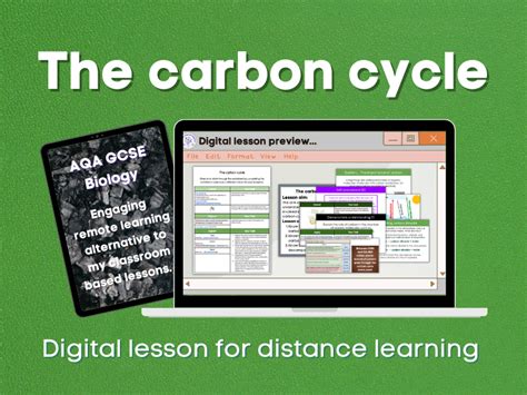 The Carbon Cycle Distance Learning Teaching Resources