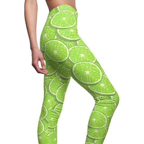 Lime Green Leggings Etsy