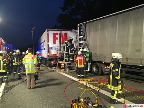 Bilder Von Erneut T Dlicher Lkw Unfall Auf Der A Bei N Rnberg