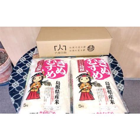 ふるさと納税 島根県 美郷町 令和5年産 美郷きぬむすめ 10kg（5kg×2袋）【新米 米 お米 精米 白米 ブランド米 きぬむすめ