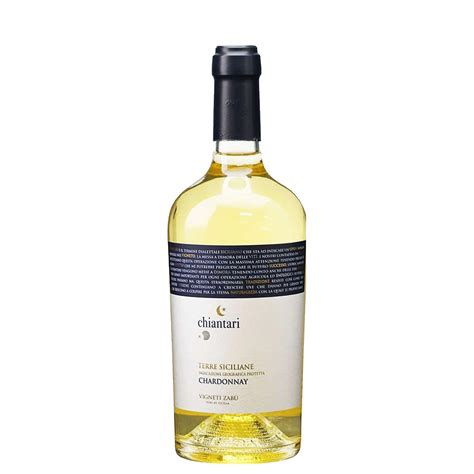 Вино біле сухе Vigneti Zabu Chiantari Chardonnay Terre Siciliane 0