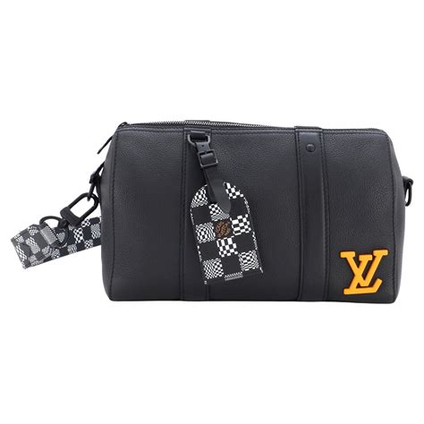 Louis Vuitton City Keepall Bag Leather With Limited Edition Distorted