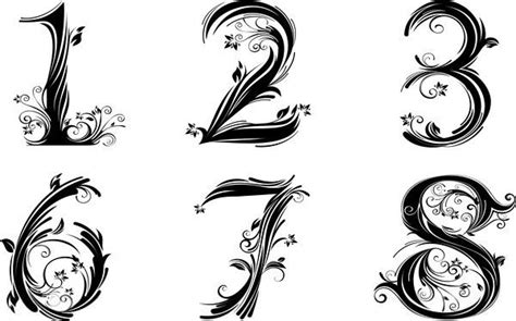 Pretty Number Fonts Free Images At Vector Clip Art Online