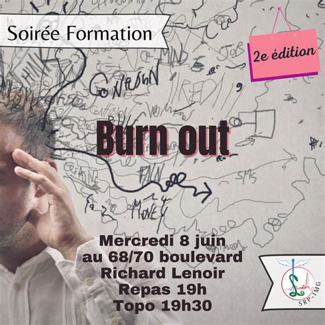 Soirée formation Burn out 2e édition Présentiel SRP IMG