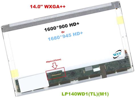 Au Optronics 14 0 LED Matte LCD Display Screen B140XW01 V 9 GRADE B