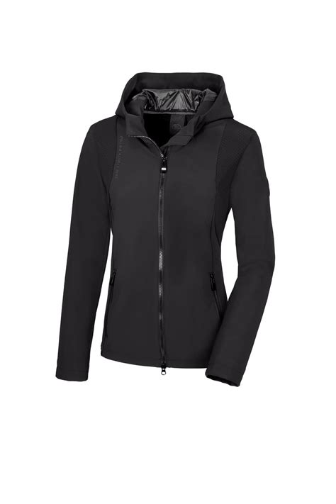 Jas Pikeur Softshell Athleisure Zwart Epplejeck