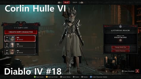 Diablo Iv 18 Corlin Hulle Vi Youtube