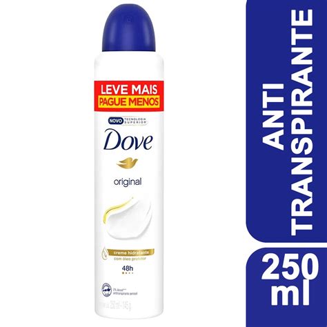 Desodorante Antitranspirante Aerosol Dove Original Ml