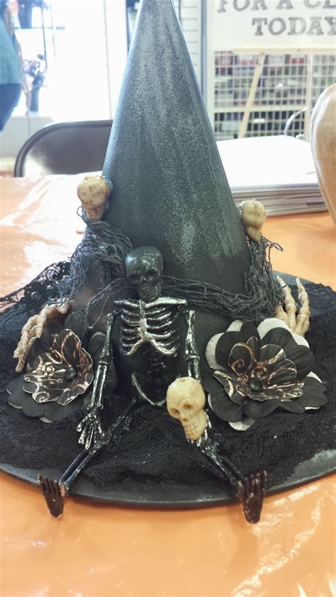 Scrappinbarbie: Altered Paper Mache Witch Hat